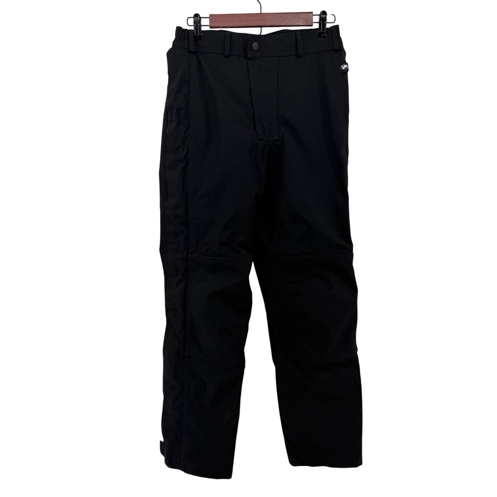BMW Motorrad Cover Pants Black Full Zip Knee‎ Pads Waterproof Breathable XS
